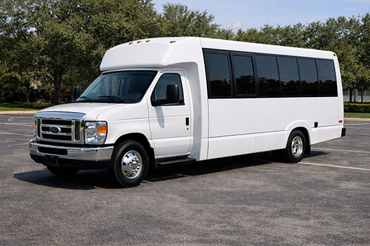 18-passenger minibus available for charter in Syracuse, NY
